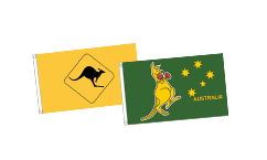 Australian Kangaroo Flags